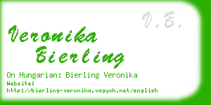 veronika bierling business card